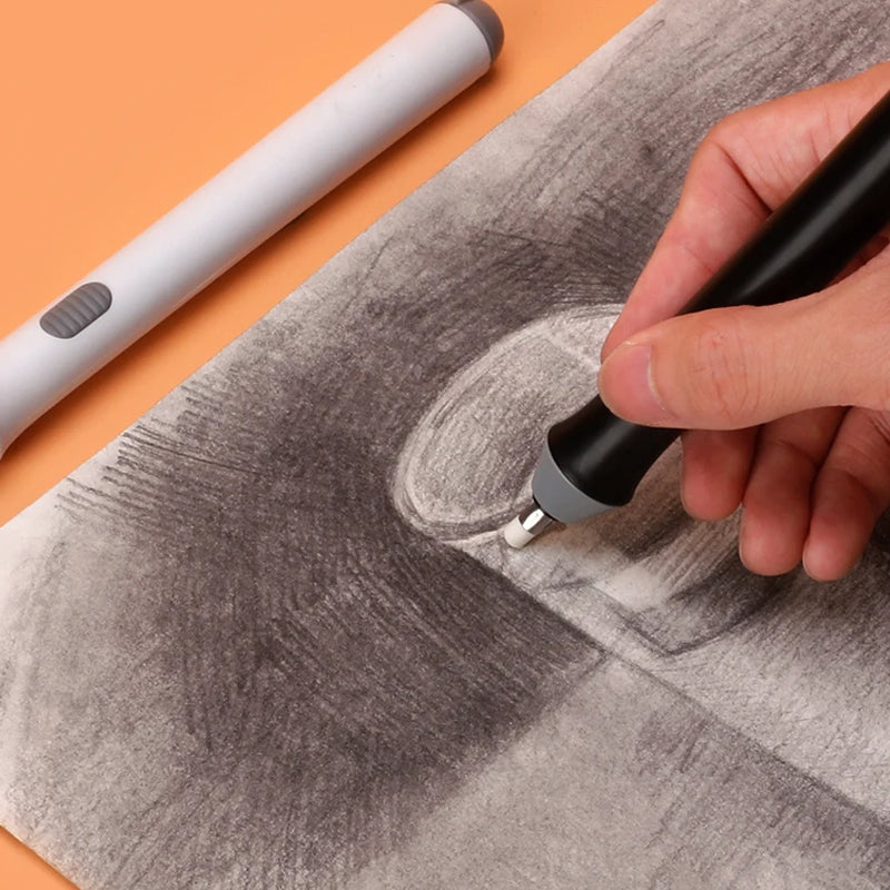 ✏️ Electric Eraser Pen Kit – Precision Erasing For Sketching, Drawing & Highlights 🎨