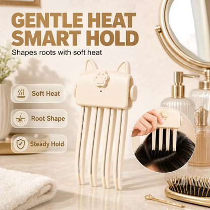 🥳2026 HOT SALE🥳💞50K+ SOLD!💨⛲50% OFF! Wireless Heated Root Lift Clip – Salon‑style crown volume for fine, flat hair. No backcombing, no damage – just clip, heat & go! 🌀✨