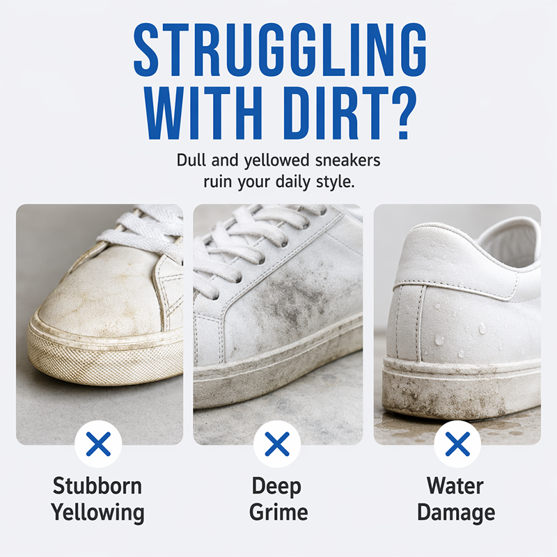 👟 Shoe Cleaning Foam with Built-In Brush
