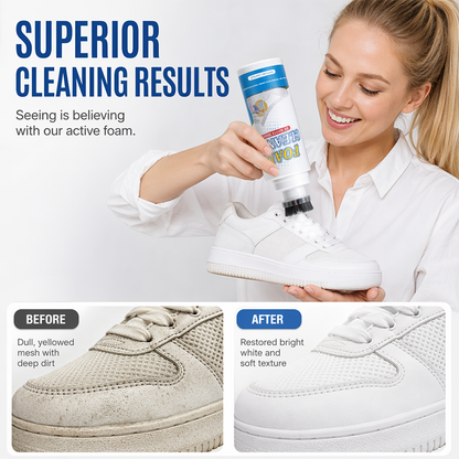 👟 Shoe Cleaning Foam with Built-In Brush