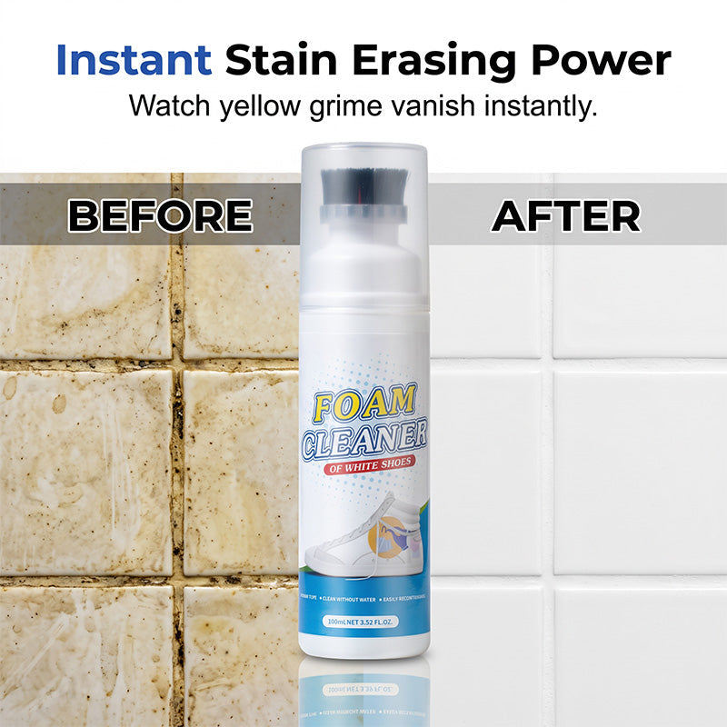 👟 Shoe Cleaning Foam with Built-In Brush