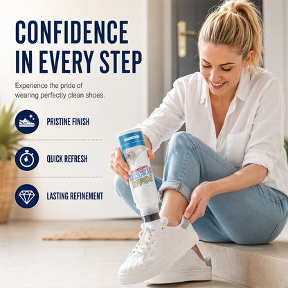 👟 Shoe Cleaning Foam with Built-In Brush