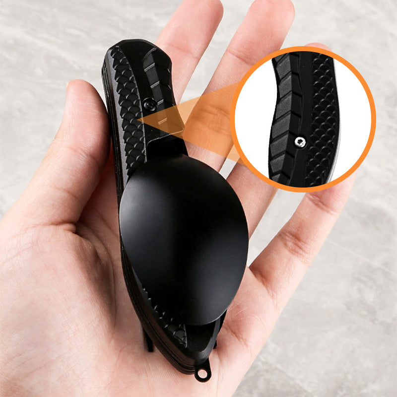 🏕️ 4-In-1 Outdoor Folding Multifunctional Tableware – Detachable Camping Utensil Set ✨