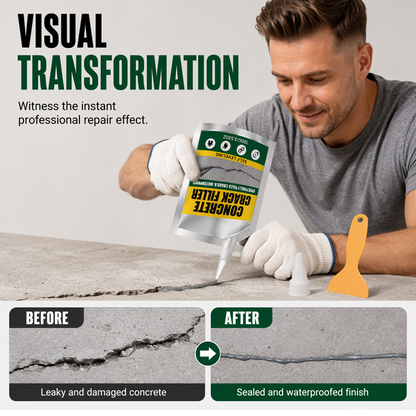 🏠 Waterproof Concrete Crack Filler for Indoor & Outdoor Use