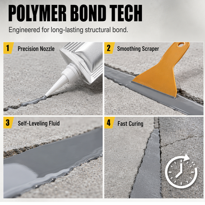 🏠 Waterproof Concrete Crack Filler for Indoor & Outdoor Use