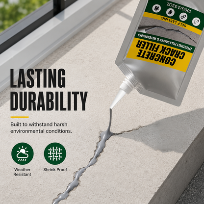 🏠 Waterproof Concrete Crack Filler for Indoor & Outdoor Use