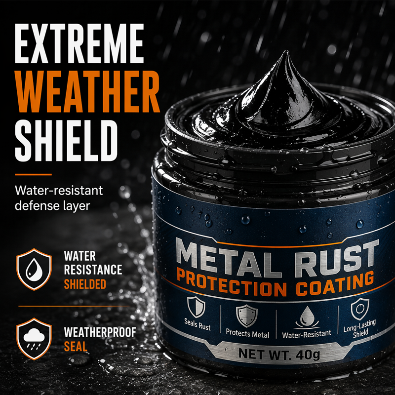 Metal Rust Protection Black Repair Paste