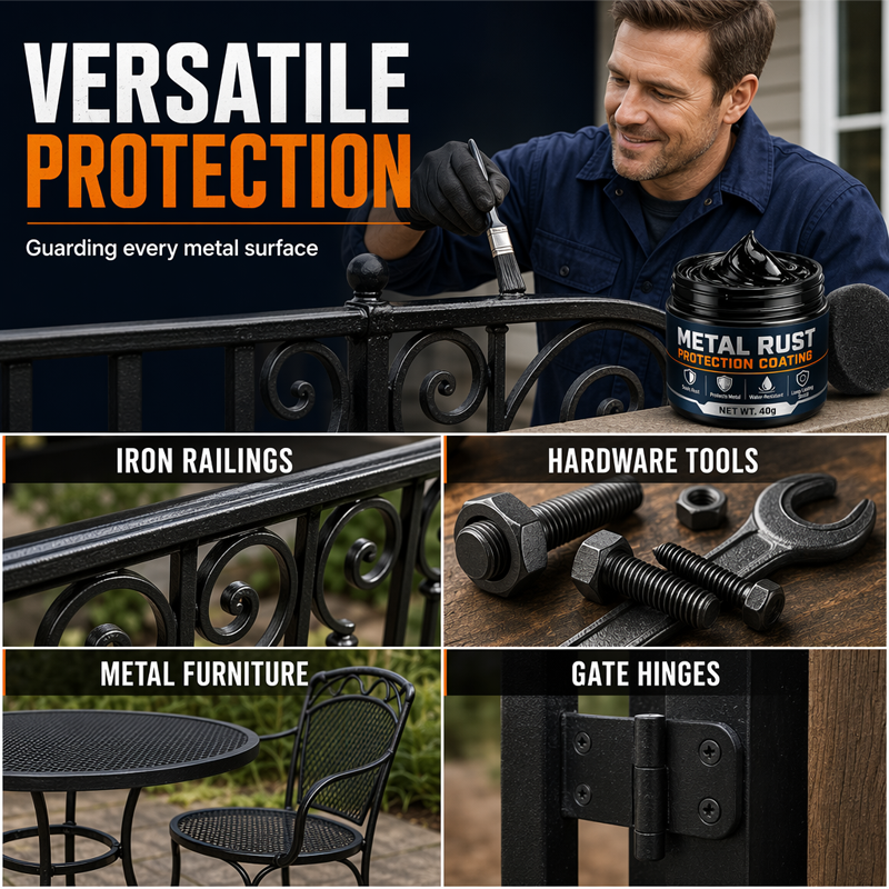 Metal Rust Protection Black Repair Paste