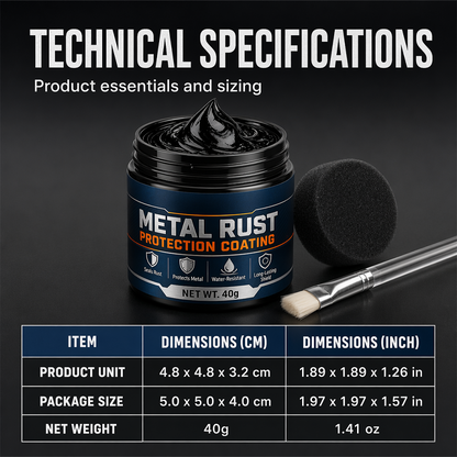 Metal Rust Protection Black Repair Paste