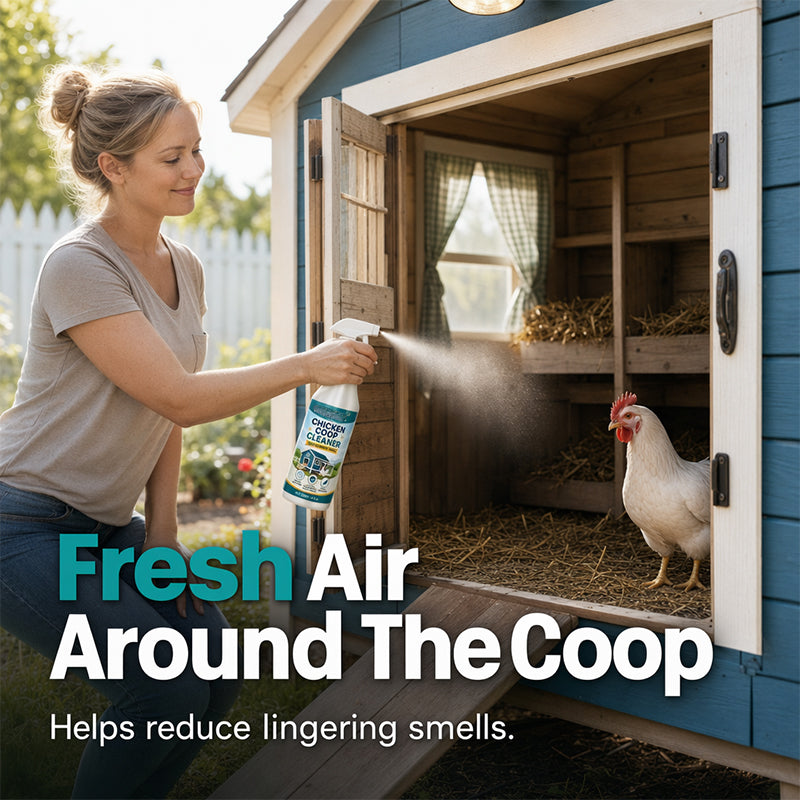 🐔 Chicken Coop Cleaner Spray – Eliminates Odor & Mess in Minutes! ✨