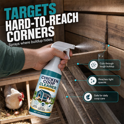 🐔 Chicken Coop Cleaner Spray – Eliminates Odor & Mess in Minutes! ✨