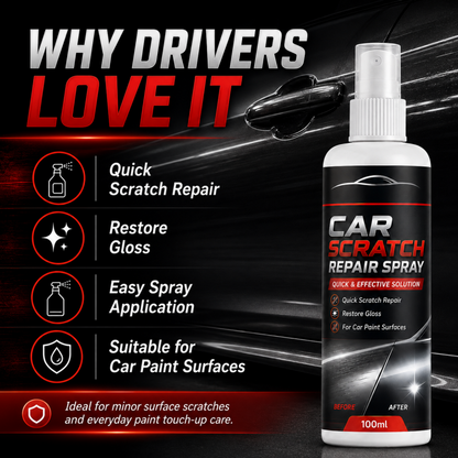 🚗 Car Scratch Repair Spray – Light Scratch & Gloss Restorer ✨