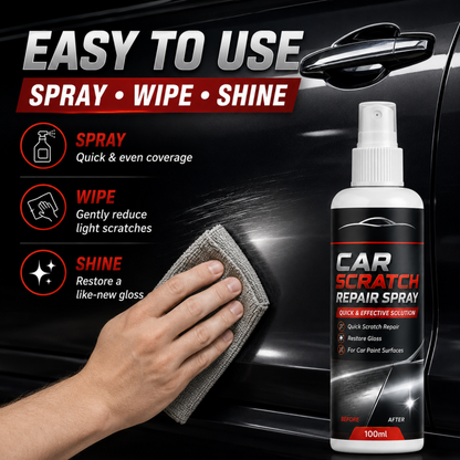 🚗 Car Scratch Repair Spray – Light Scratch & Gloss Restorer ✨