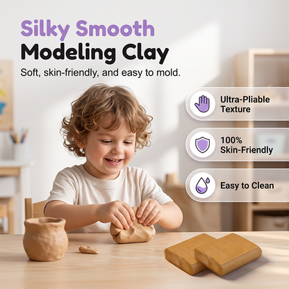 🎨 Kids Electric Pottery Wheel Kit – DIY Clay Craft Set for Creative Play
