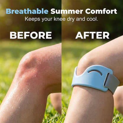 🏃 Silicone Patella Tendon Strap – 2-Pack Adjustable Knee Support Band