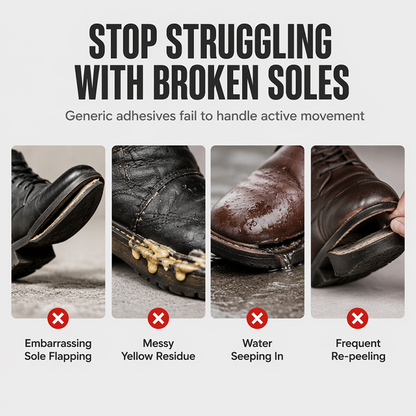 👟 Shoe Sole Repair Glue – Flexible Water-Resistant Footwear Adhesive