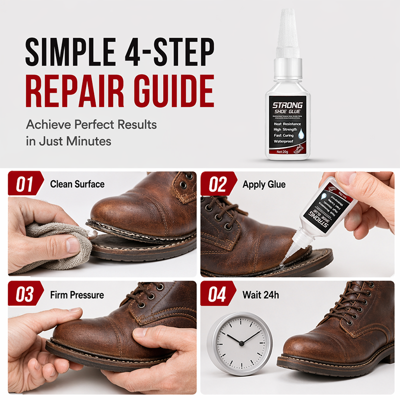 👟 Shoe Sole Repair Glue – Flexible Water-Resistant Footwear Adhesive