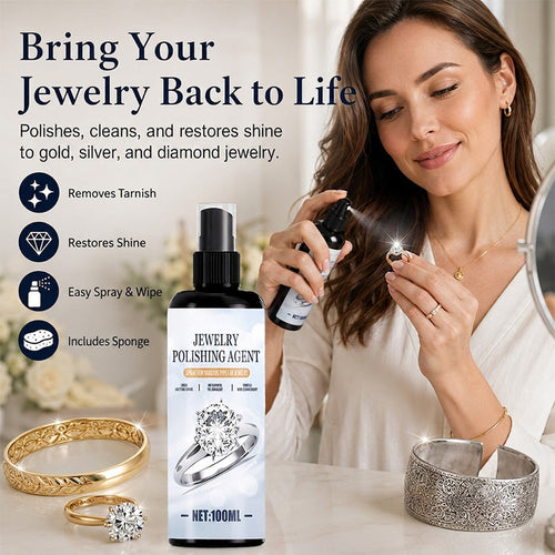 ✨ Jewelry Cleaner Spray – Fast Tarnish Removal & Shine Restore