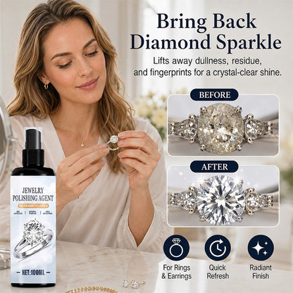 ✨ Jewelry Cleaner Spray – Fast Tarnish Removal & Shine Restore
