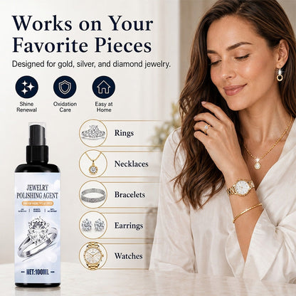✨ Jewelry Cleaner Spray – Fast Tarnish Removal & Shine Restore