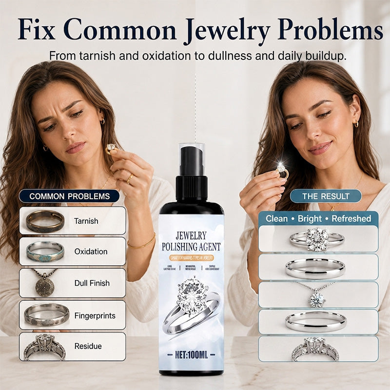 ✨ Jewelry Cleaner Spray – Fast Tarnish Removal & Shine Restore