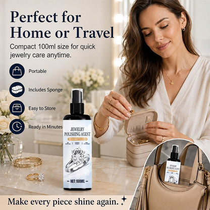 ✨ Jewelry Cleaner Spray – Fast Tarnish Removal & Shine Restore