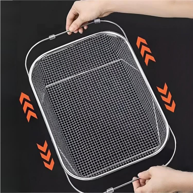🥬 Expandable Sink Drain Basket – 304 Stainless Steel Over-Sink Strainer