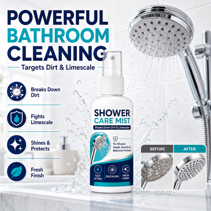 🚿 Shower Limescale Remover Spray – Hard Water Stain Cleaner