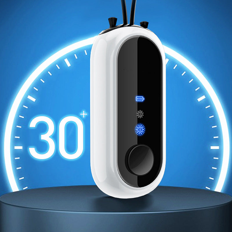 🌿 Wearable Negative Ion Air Purifier – 30H Portable Design