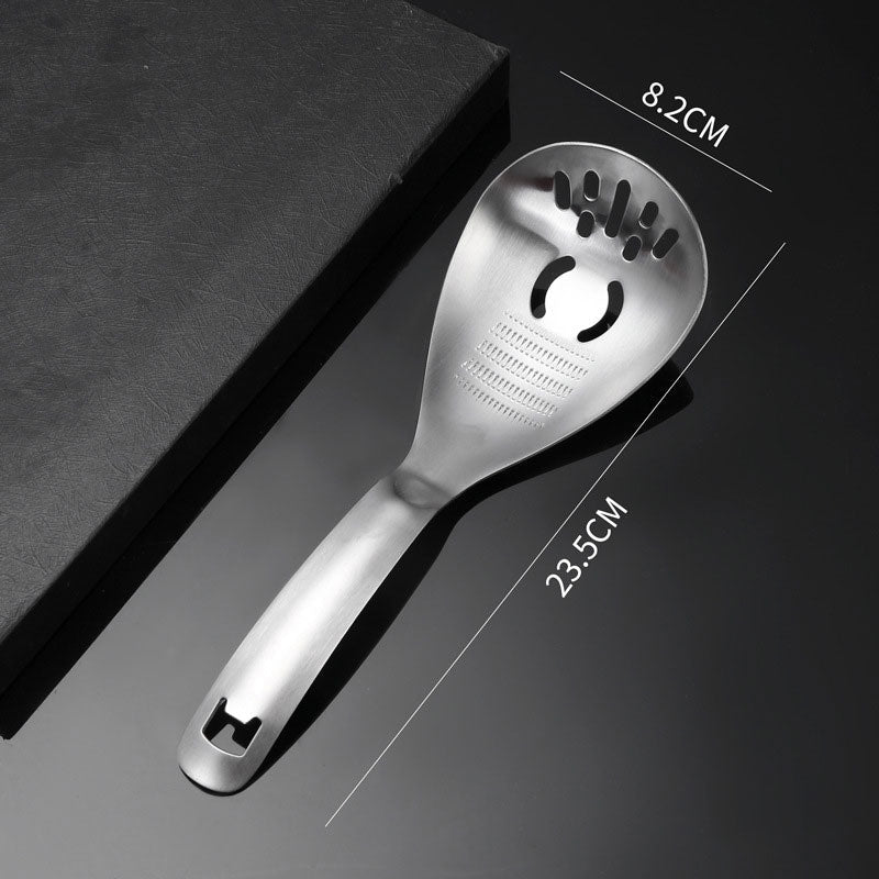 🍳 5-in-1 Stainless Steel Kitchen Spoon – Multifunction Cooking Tool