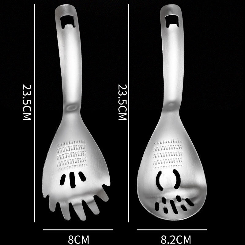 🍳 5-in-1 Stainless Steel Kitchen Spoon – Multifunction Cooking Tool