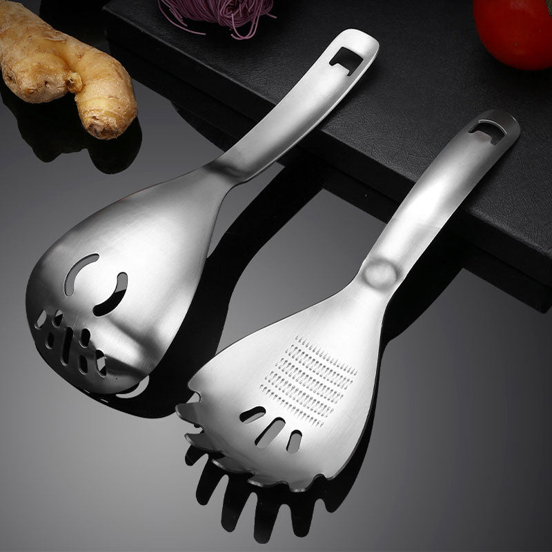 🍳 5-in-1 Stainless Steel Kitchen Spoon – Multifunction Cooking Tool