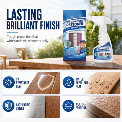 ✨ Outdoor Wood Color Restorer Spray – Faded Surface Reviver