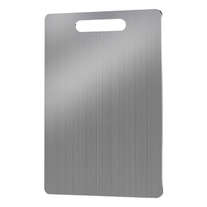 🔪 304 Stainless Steel Double-Sided Cutting Board for Kitchen Prep ✨