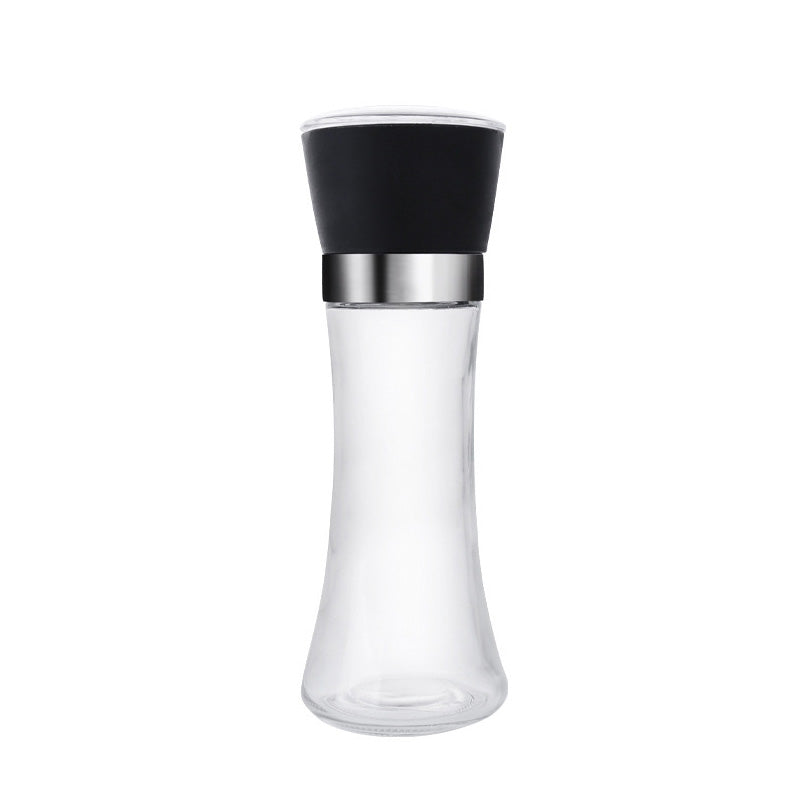 🧂 Manual Salt & Pepper Grinder – Ceramic Core Glass Mill ✨