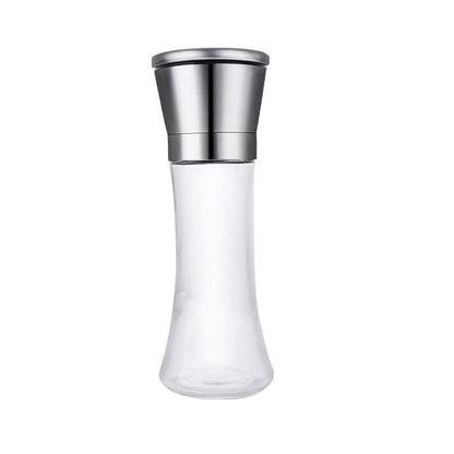 🧂 Manual Salt & Pepper Grinder – Ceramic Core Glass Mill ✨
