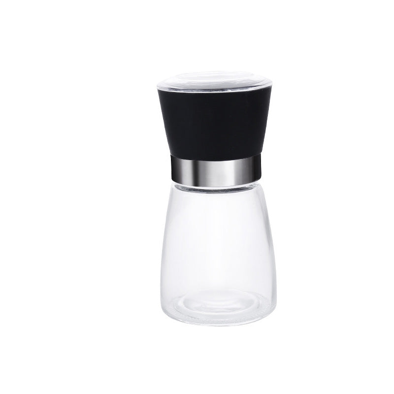 🧂 Manual Salt & Pepper Grinder – Ceramic Core Glass Mill ✨