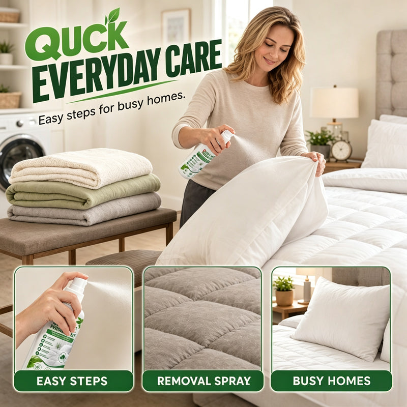 🛏️ Bedding & Mattress Fabric Spray – Everyday Freshness, 100ml ✨
