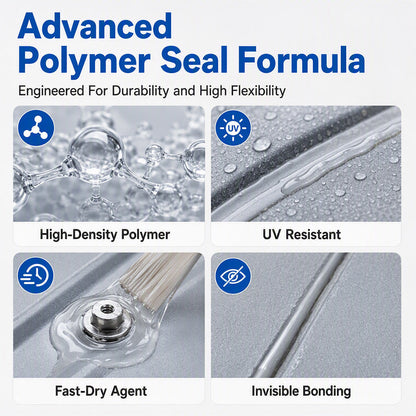 💧 Invisible Roof Leak Repair Sealant – Transparent Waterproof Coating with Brush 🛡️