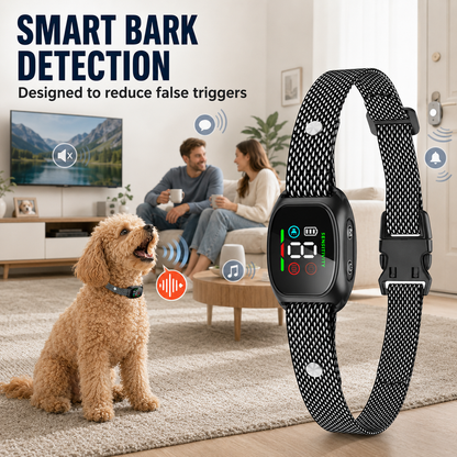 🐶 No-Shock Anti-Bark Collar with Beep and Vibration