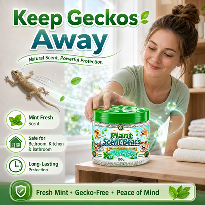 🌿 Natural Gecko Repellent Gel Beads – Mint Pest Deterrent 🦎