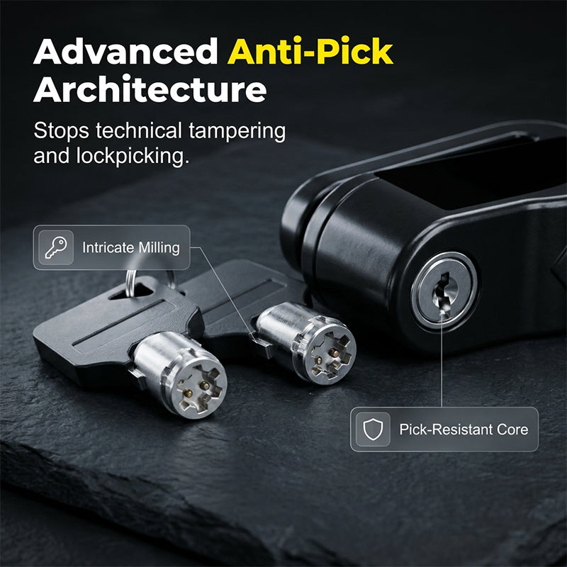 🔒 110dB Motorcycle Disc Brake Alarm Lock Anti-Theft Security 🚨