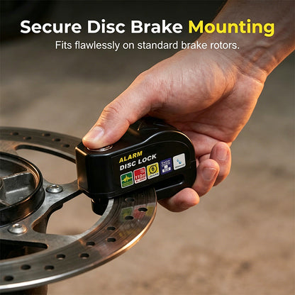 🔒 Motorcycle Disc Brake Alarm Lock – 110dB Anti-Theft Security 🏍️