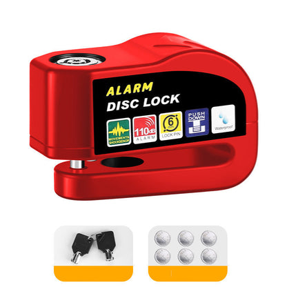 🔒 110dB Motorcycle Disc Brake Alarm Lock Anti-Theft Security 🚨