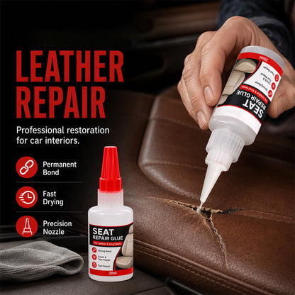 🚗 Leather Repair Glue – Precision Crack Filler & Instant Seat Fix 🪡
