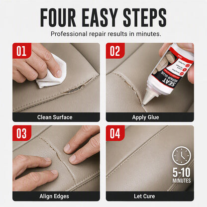 🚗 Leather Repair Glue – Precision Crack Filler & Instant Seat Fix 🪡