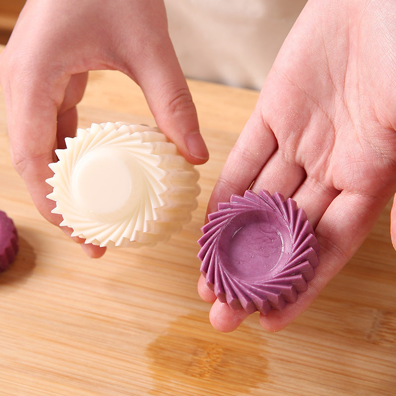 🎁✨Buy 1 Get 1 Free 🥮 Double-Ended Pastry & Mooncake DIY Mold – 2-in-1 Food-Grade Baking Press ✨