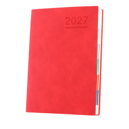 📅 2027 A5 Daily Planner with PU Leather Cover and 320 Pages ✨