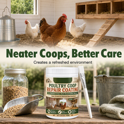 🐔 Poultry Coop Repair Coating – Waterproof Wood Protection 🪵