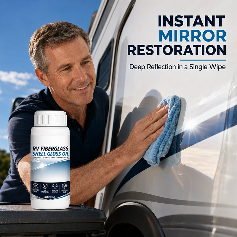 ✨ RV Fiberglass Gloss Restorer – Restore Shine & Weather Protection